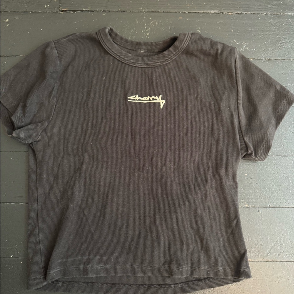 Cherry LA Black Short Sleeve Tee